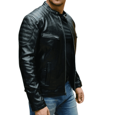 Classic Leather Jacket Men - Styriz Jackets 