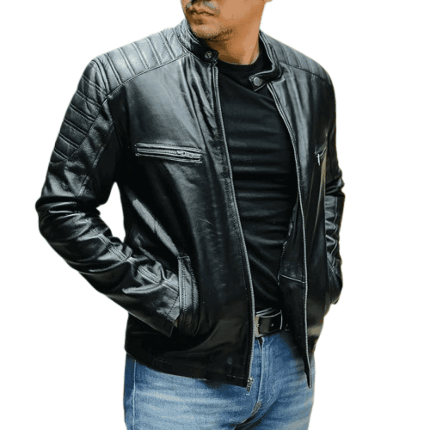 Classic Leather Jacket Men - Styriz Jackets 