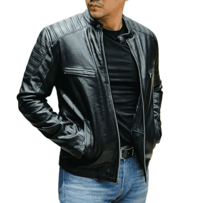 Classic Leather Jacket Men - Styriz Jackets 