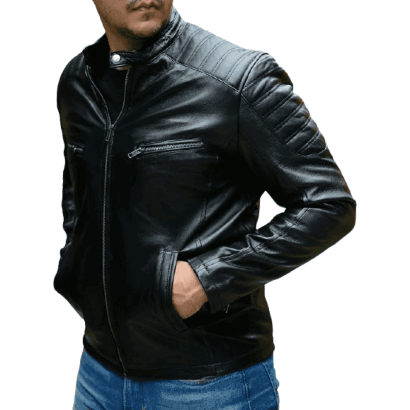 Classic Leather Jacket Men - Styriz Jackets 