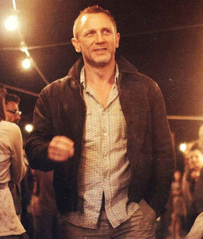 Daniel Craig Skyfall James Bond Brown Jacket