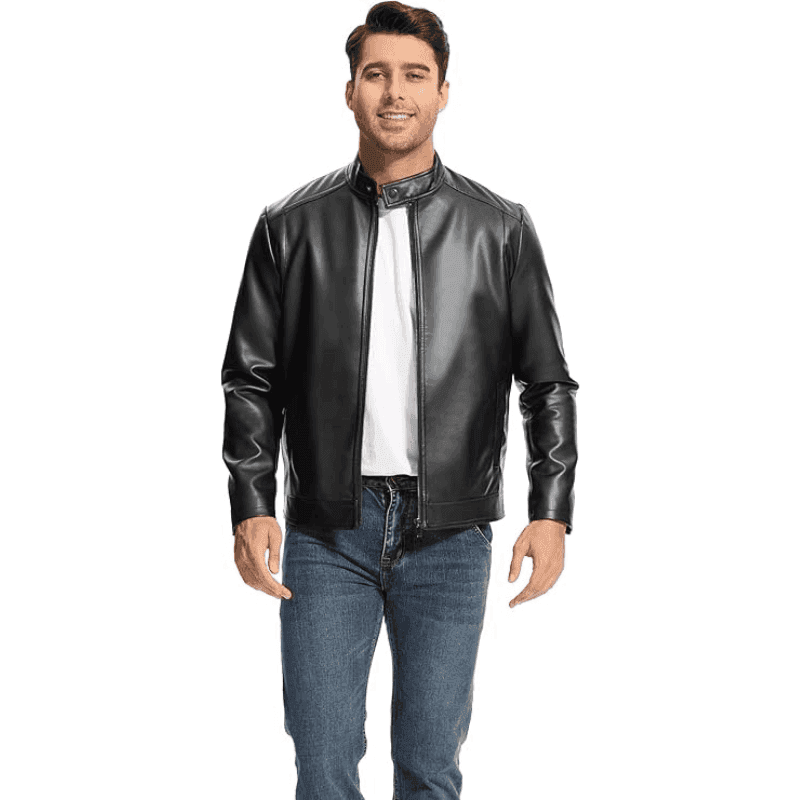 Leather Jacket Men Lightweight Motorcycle Jackets - Styriz Jackets 