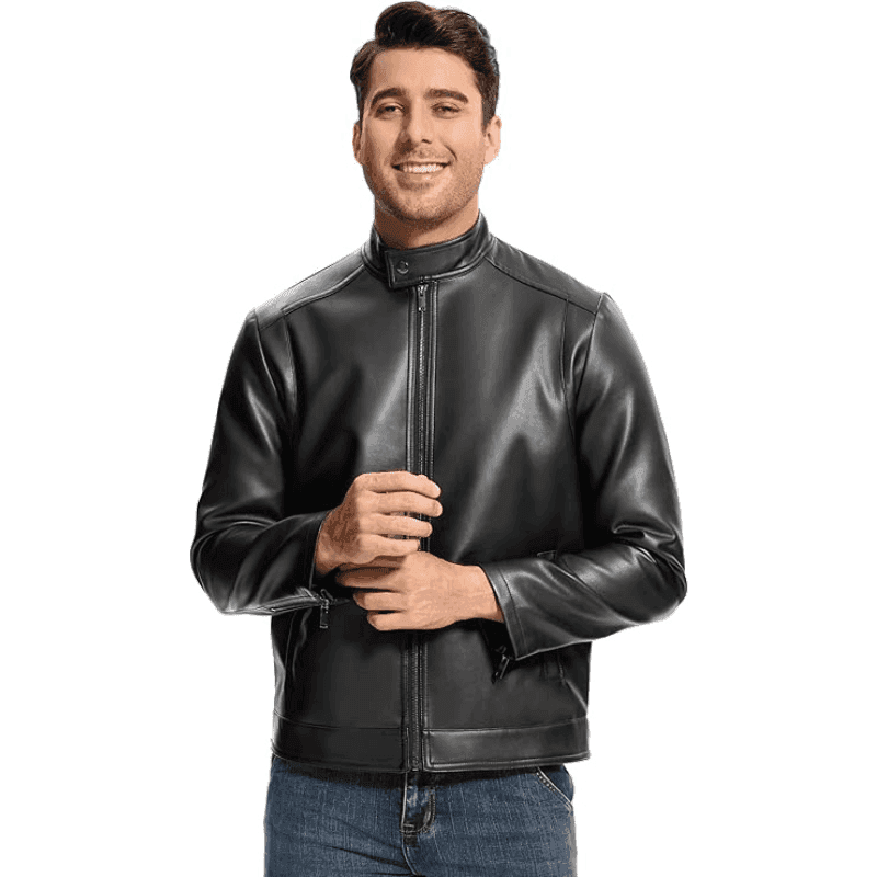 Leather Jacket Men Lightweight Motorcycle Jackets - Styriz Jackets 