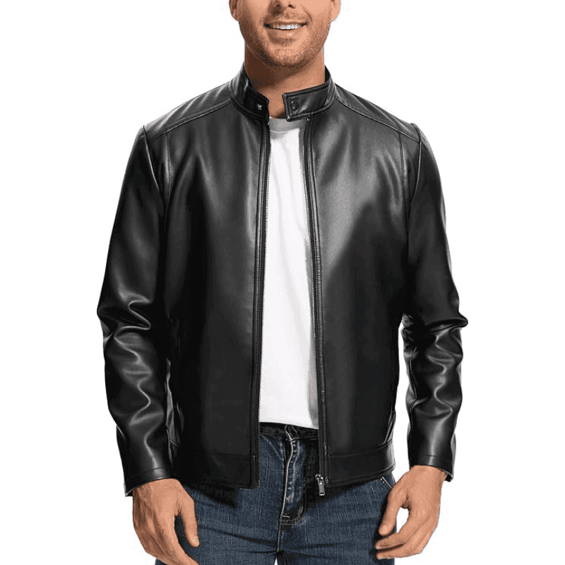 Leather Jacket Men Lightweight Motorcycle Jackets - Styriz Jackets 