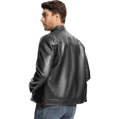 Leather Jacket Men Lightweight Motorcycle Jackets - Styriz Jackets 