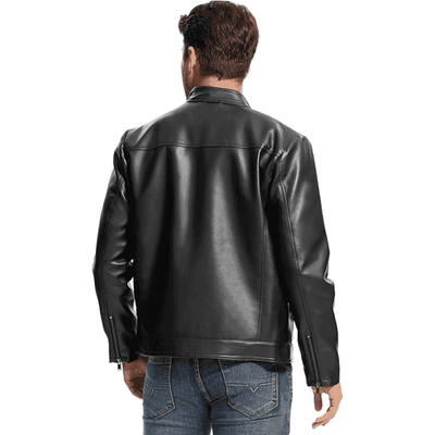 Leather Jacket Men Lightweight Motorcycle Jackets - Styriz Jackets 