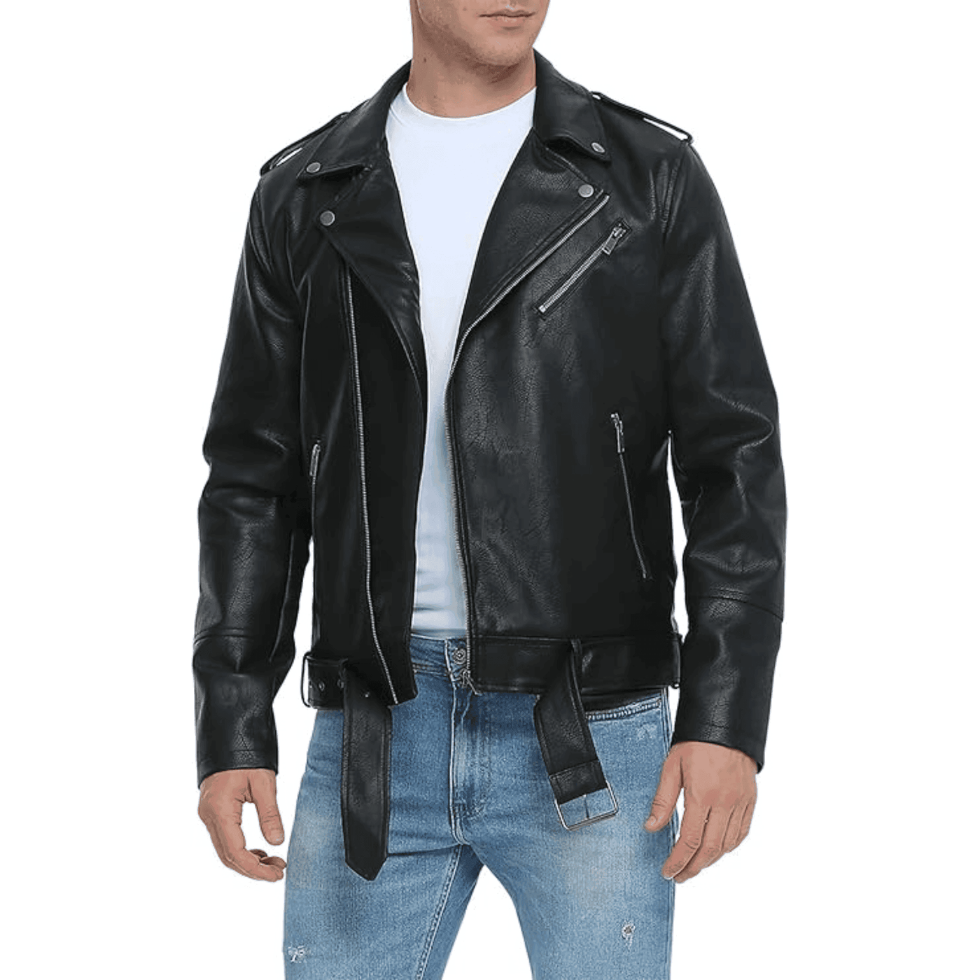 Leather Jackets for Men, Faux Bomber Jacket - Styriz Jackets 