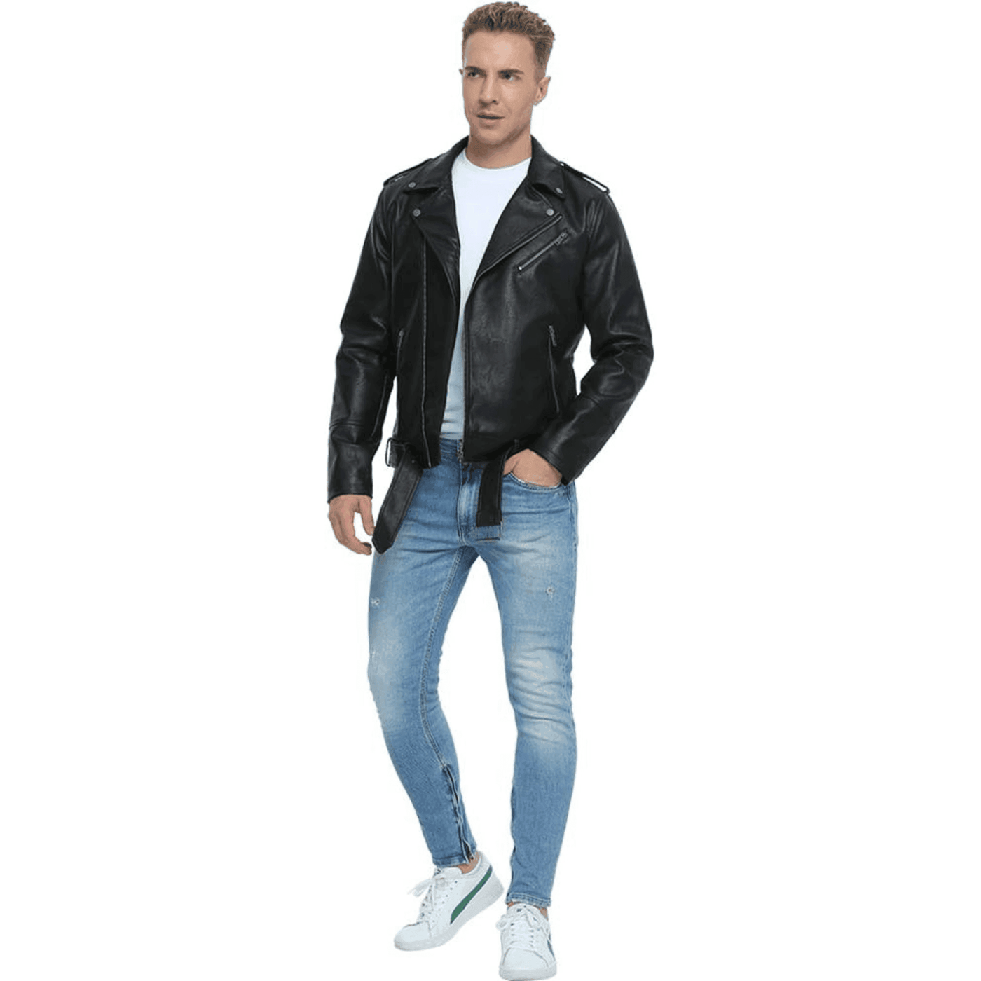 Leather Jackets for Men, Faux Bomber Jacket - Styriz Jackets 