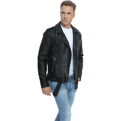 Leather Jackets for Men, Faux Bomber Jacket - Styriz Jackets 