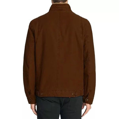 Mens Brown Trucker Jacket