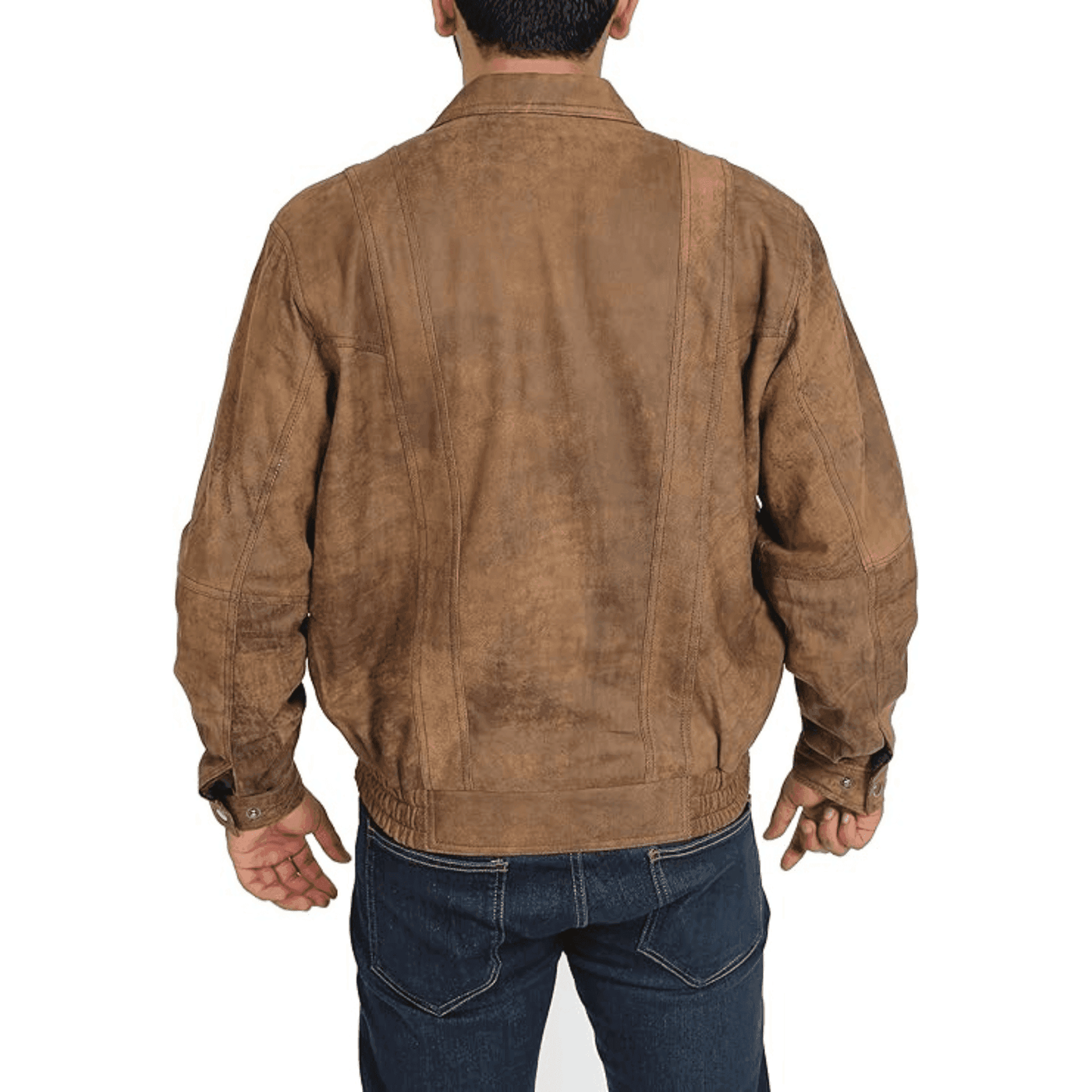 Mens Classic Leather Blouson Jacket - Styriz Jackets 