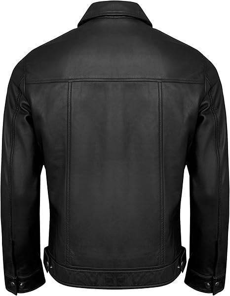 Mens Real Lambskin Leather Jacket Vintage Style - Styriz Jackets 