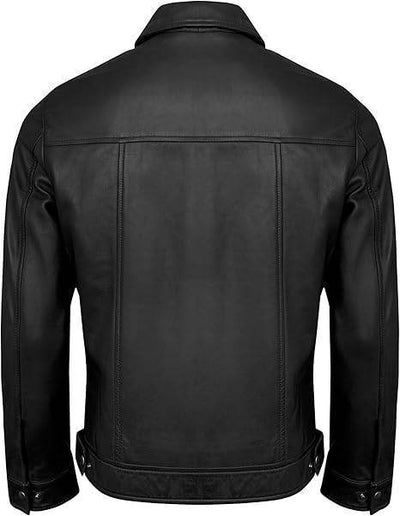 Mens Real Lambskin Leather Jacket Vintage Style - Styriz Jackets 